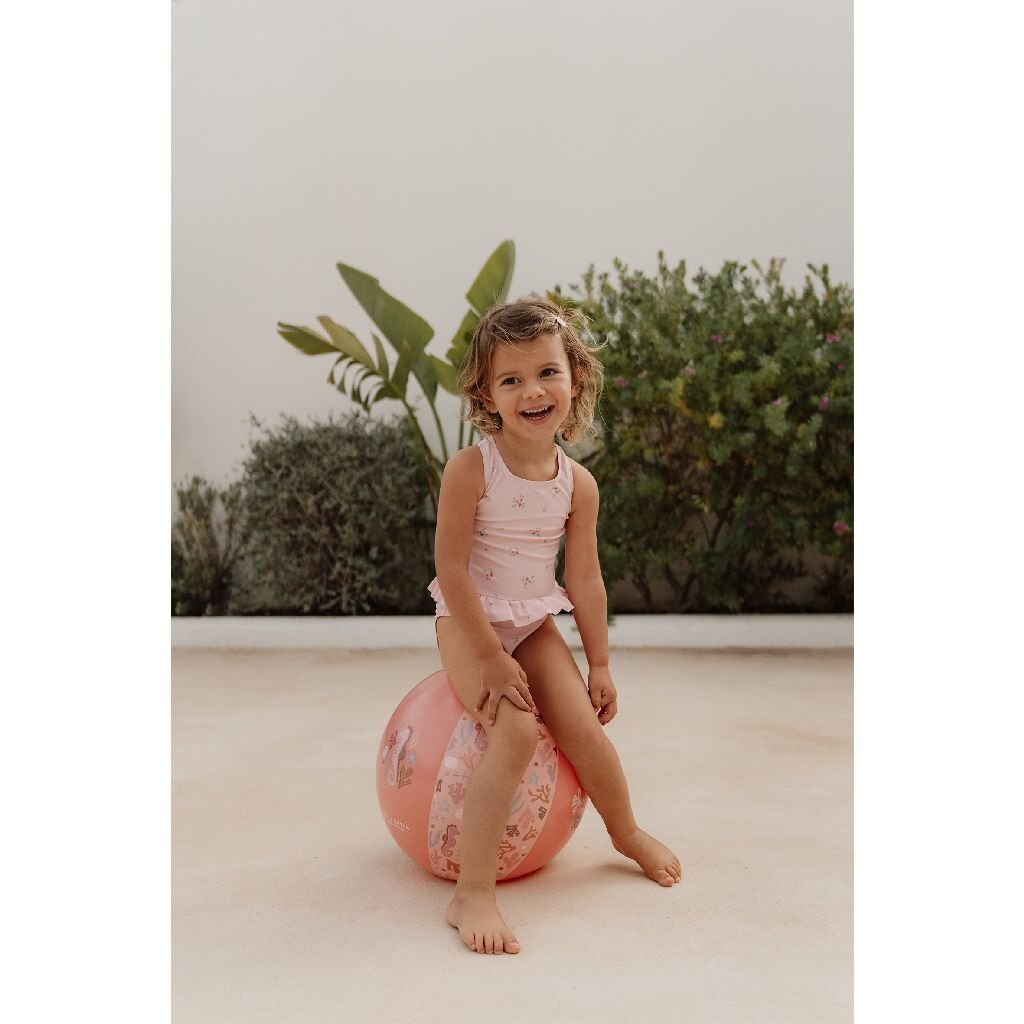 Little Dutch Ocean Dreams strandbal roze, 35cm