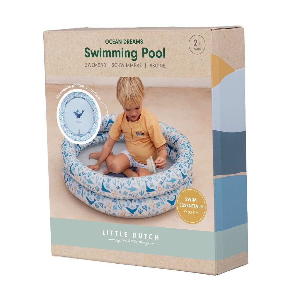 Little Dutch Ocean Dreams zwembad blauw, 80cm