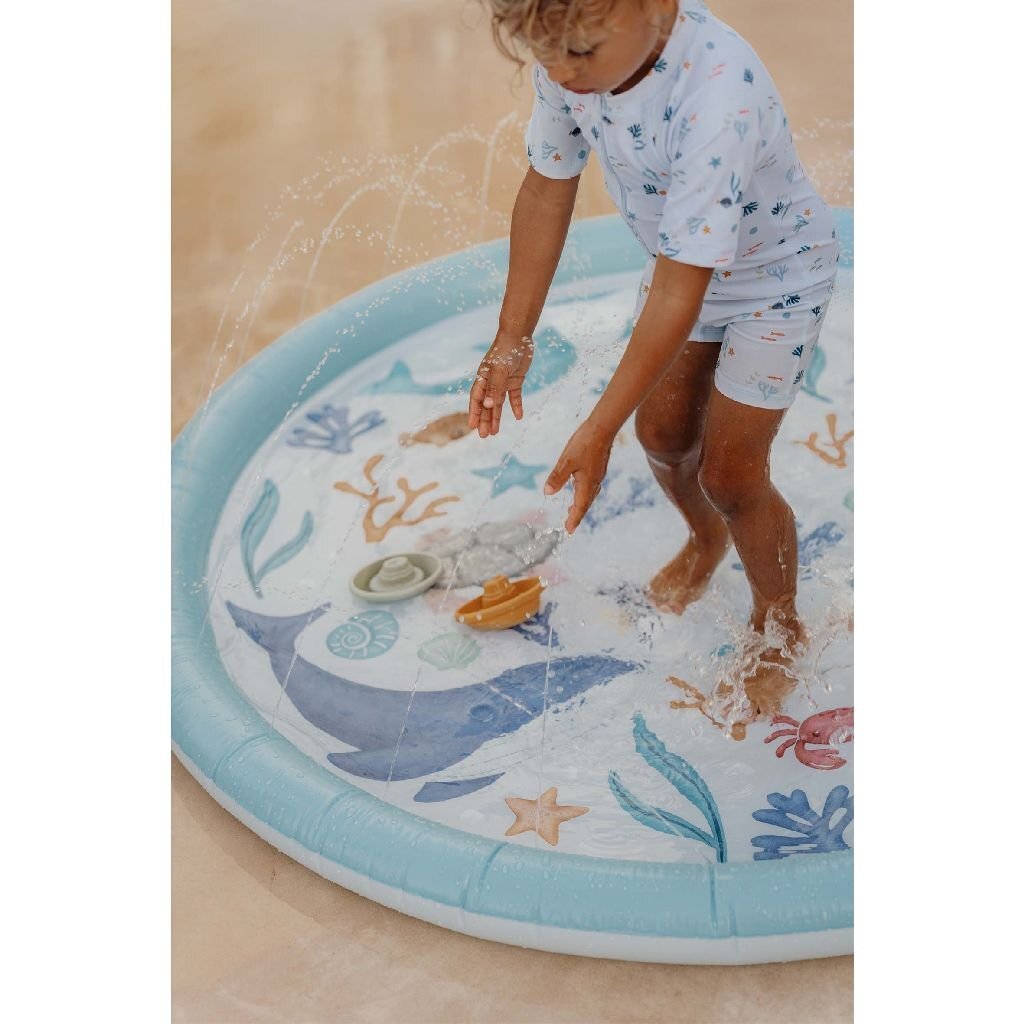 Little Dutch Ocean Dreams waterspeelmat blauw, 150cm