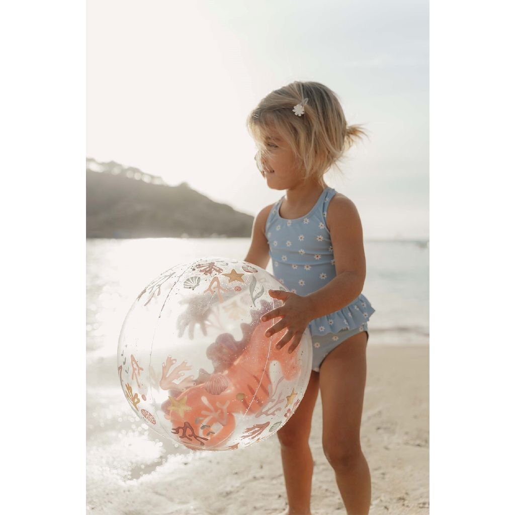 Little Dutch ocean dream strandbal 3d figuur roze