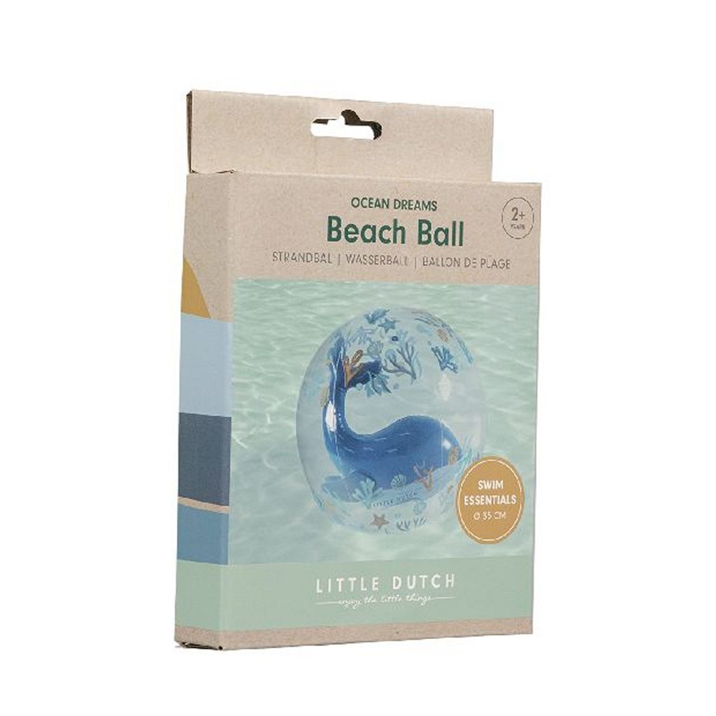 Little Dutch ocean dream strandbal 3d figuur blauw