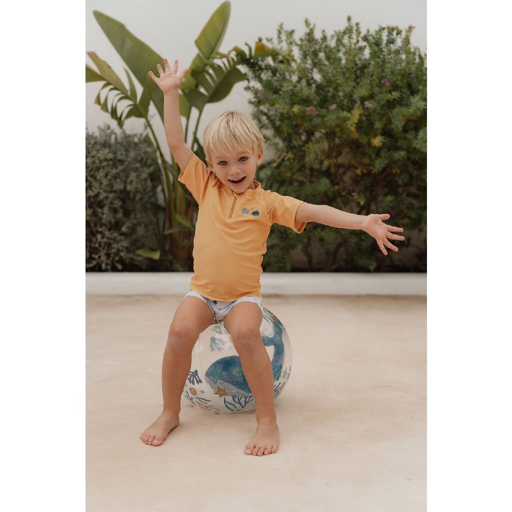 Little Dutch ocean dream strandbal 3d figuur blauw