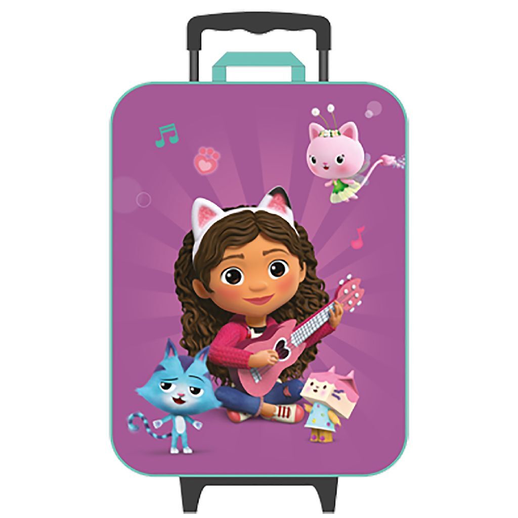 Gabby's poppenhuis gabby #039;s poppenhuiswagen 45,5x33x21 cm paars blauw