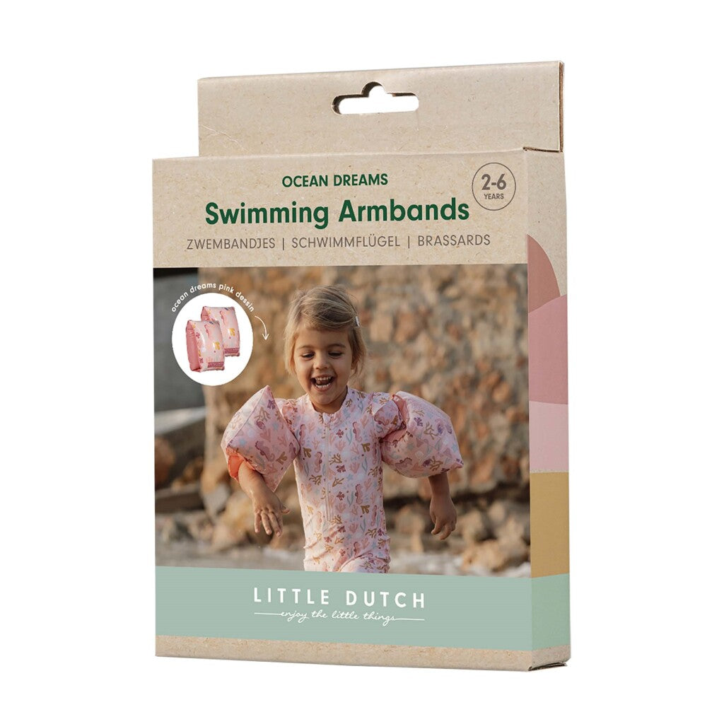 Little Dutch Ocean Dreams zwembandjes roze, 2-6 jaar