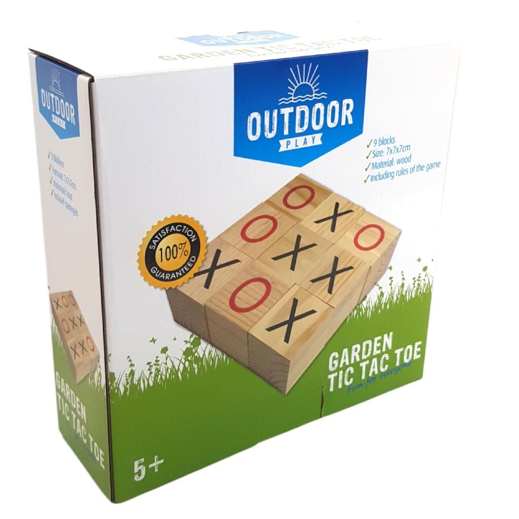 Buitenspelen houten boter kaas eieren