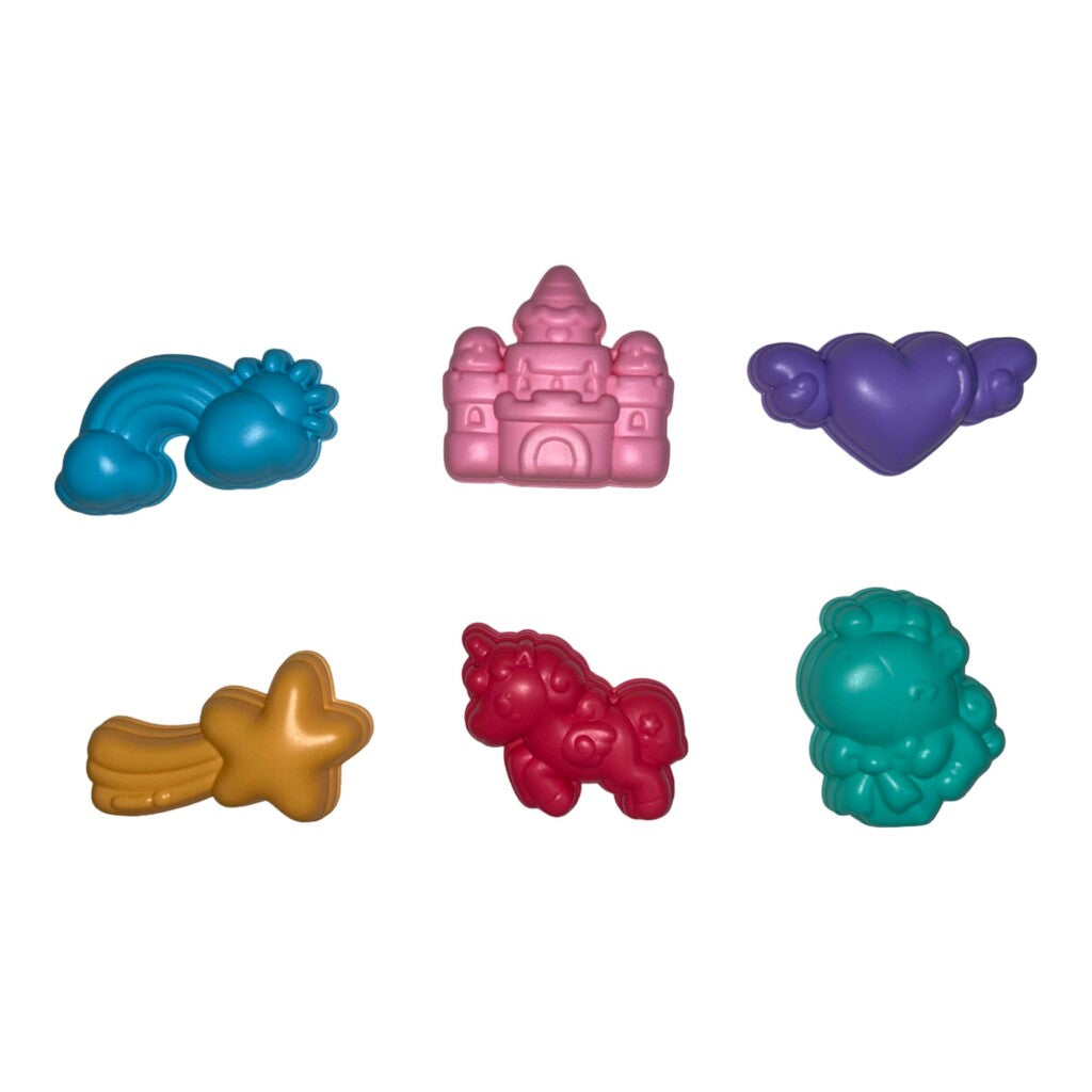 Summertime zandvormpjes unicorn 6 stuks