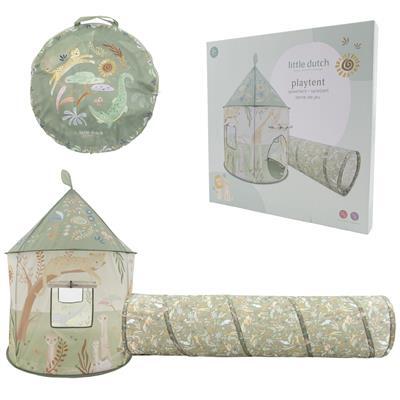 Rubo toys little dutch safari tent met kruiptunnel