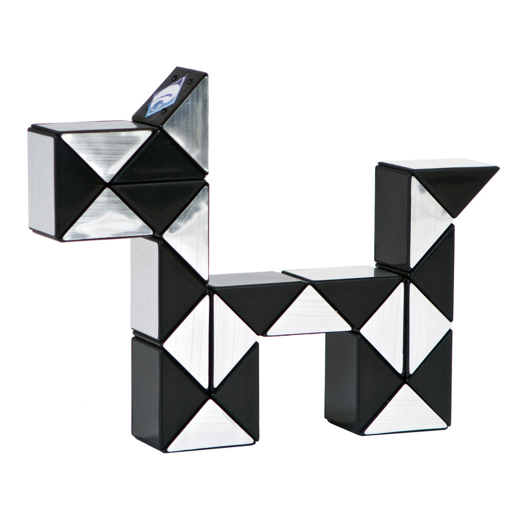 Clownspellen clown magie puzzel zilver