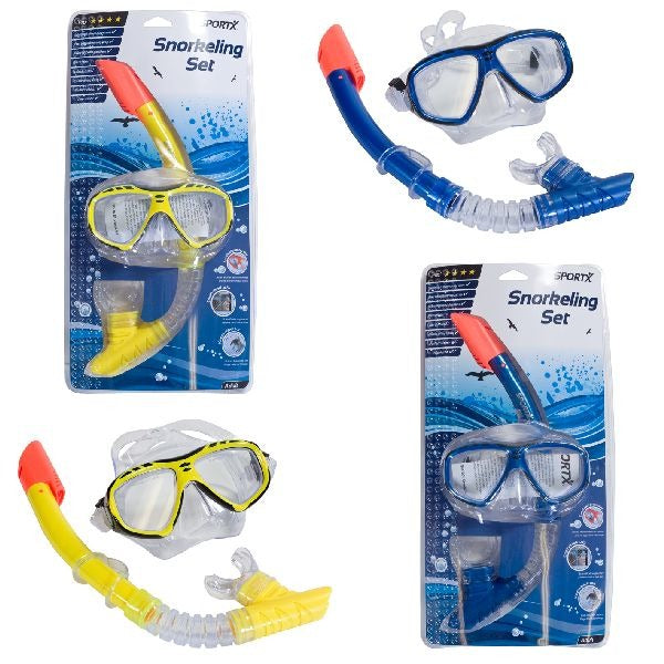 Sportx snorkelset voor volwassenen pro