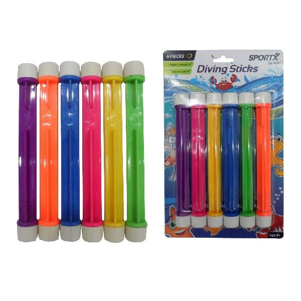 Sportx duikstokken 6 stuks