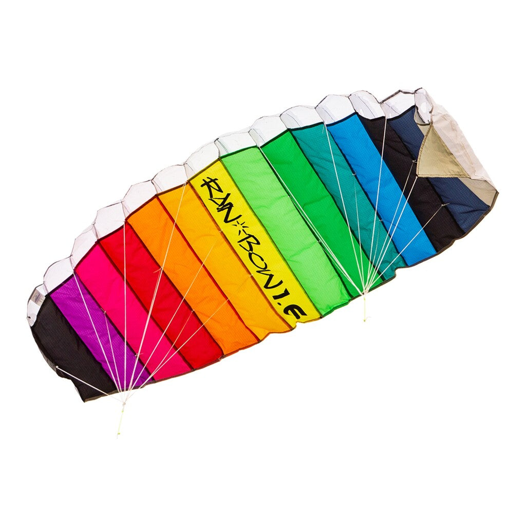 Rhombus regenboog 1.6 matrasvlieger 160x55 cm + stang