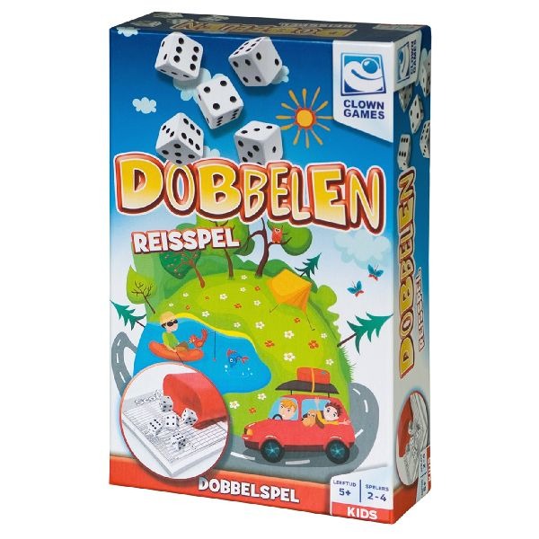 Clown Spelletjes Clown Dobbelen Reisspel