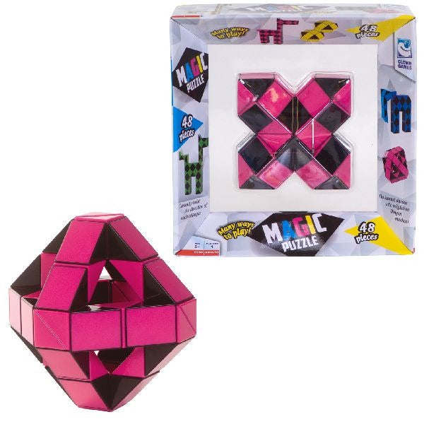 Clown games magische puzzel 48-delig roze