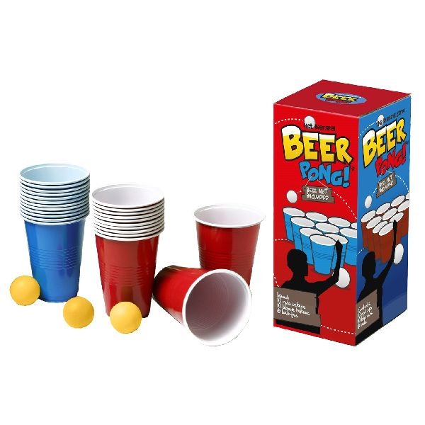 Clownspellen beer pong 20 bekers 6 ballen