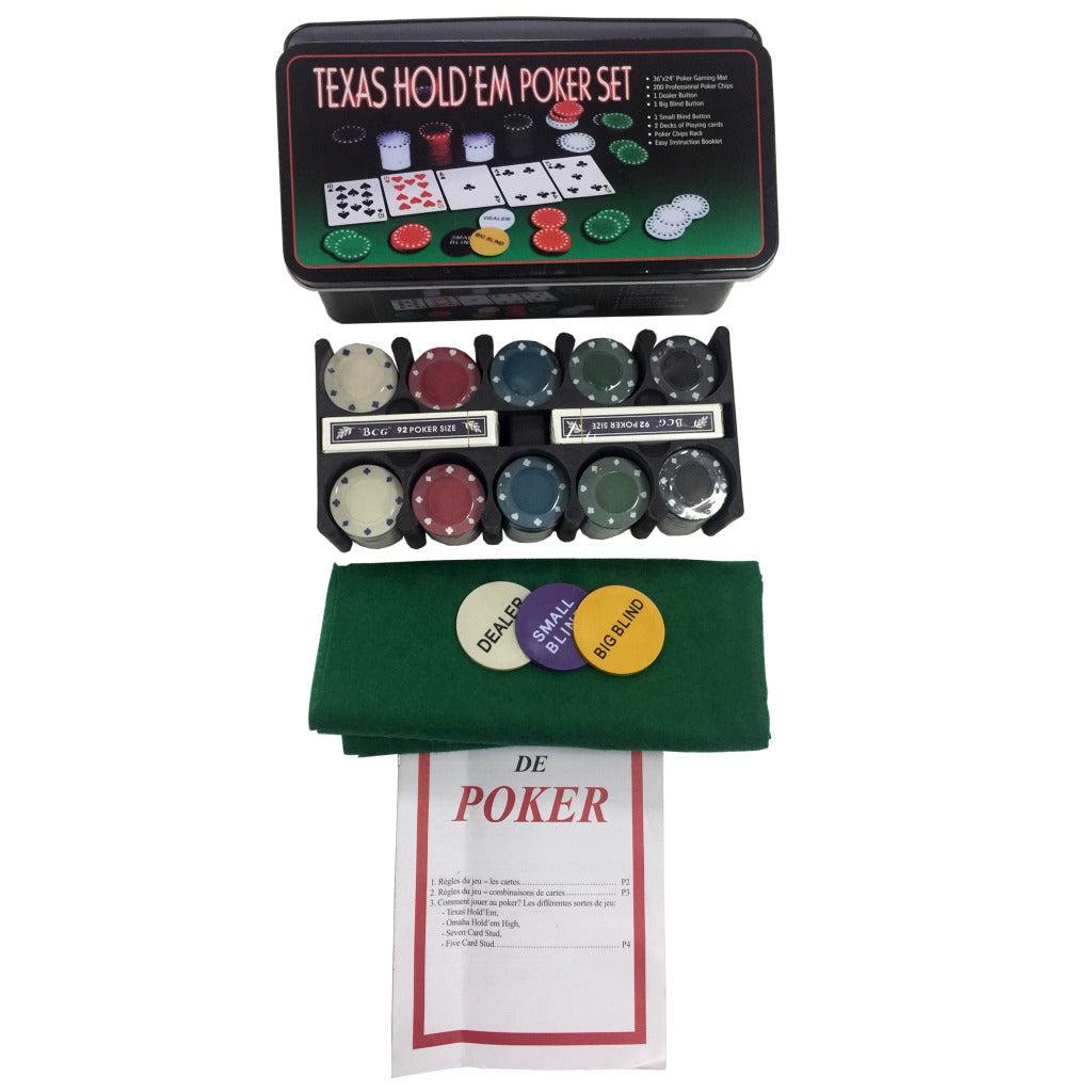 Basis Texas Hold'em pokerset