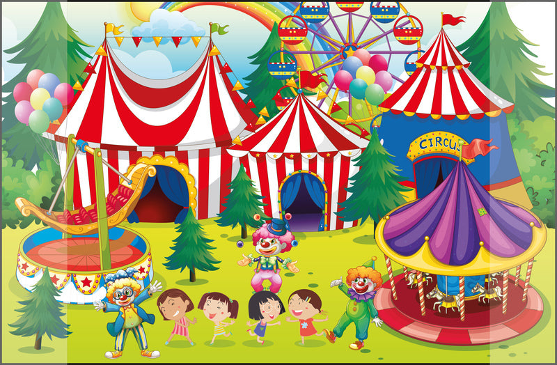 Kangoeroe k-0014d109 bureauontwerper pp 38x58cm dessin circus
