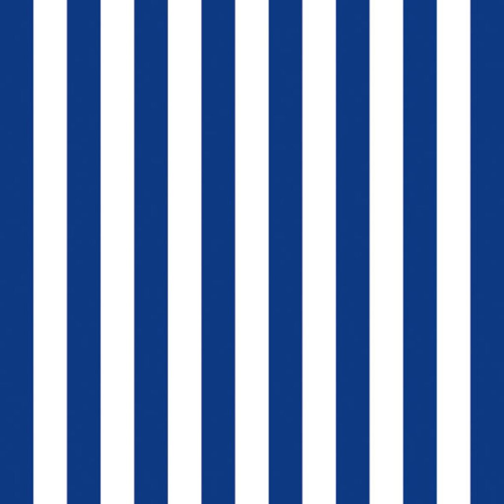 Diverse servetten 33 cm strepen navy blauw fsc mix