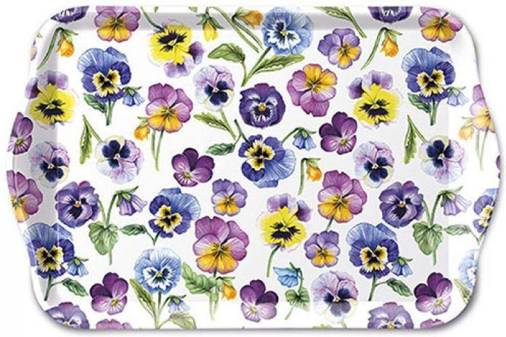 Ambiente Ambiente Dienblad Viooltje geheel ruim 13x21 cm