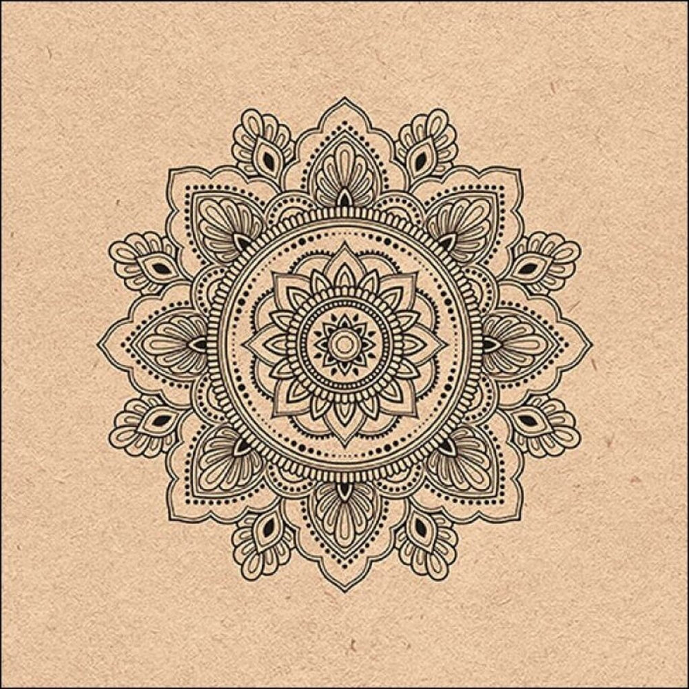 Ambiente servetten 33x33cm mandala nature 20 stuks