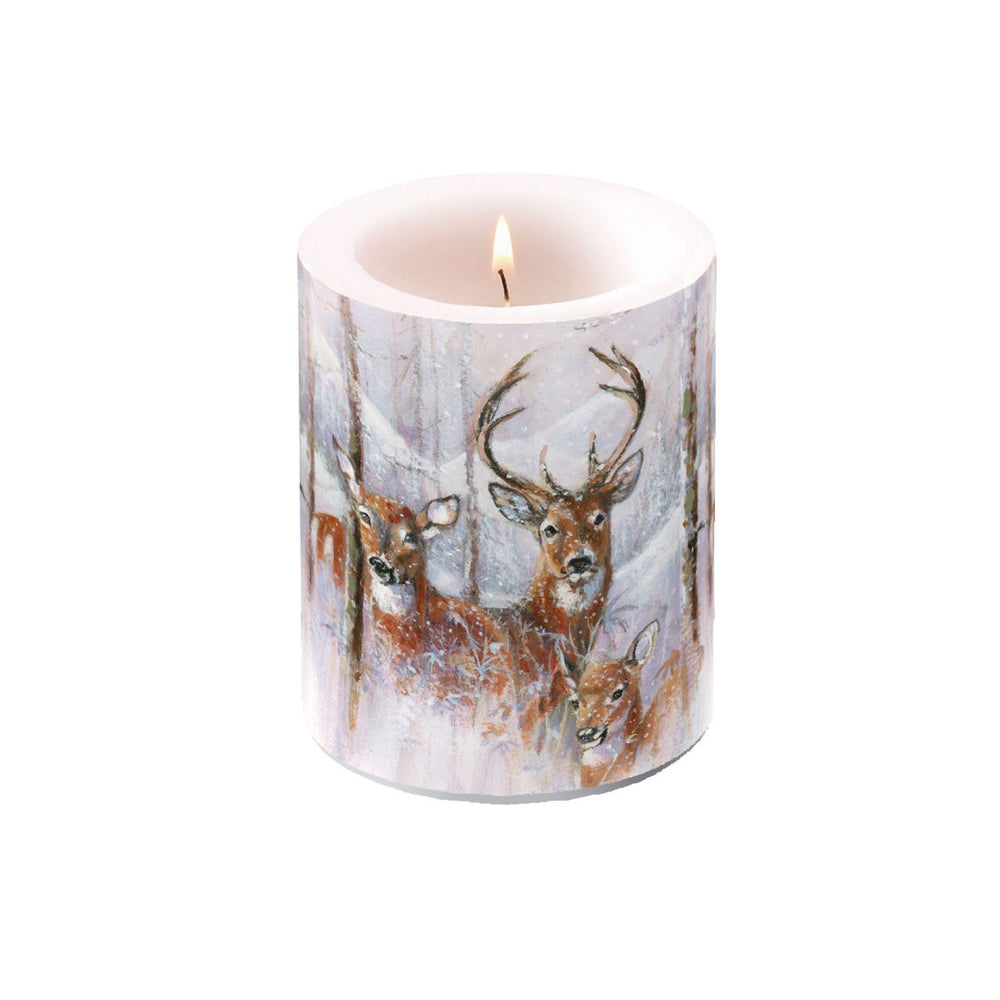 Ambiente Ambiente Wildernis Hert Stompkaars 75 Branduren 10x12 cm