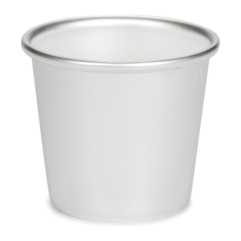Patisse timbaalvorm 8x8,5x7 cm zilver aluminium