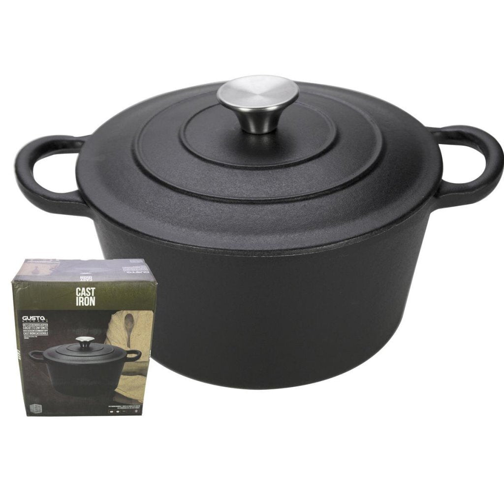 Gusta gietijzeren braadpan 24 cm