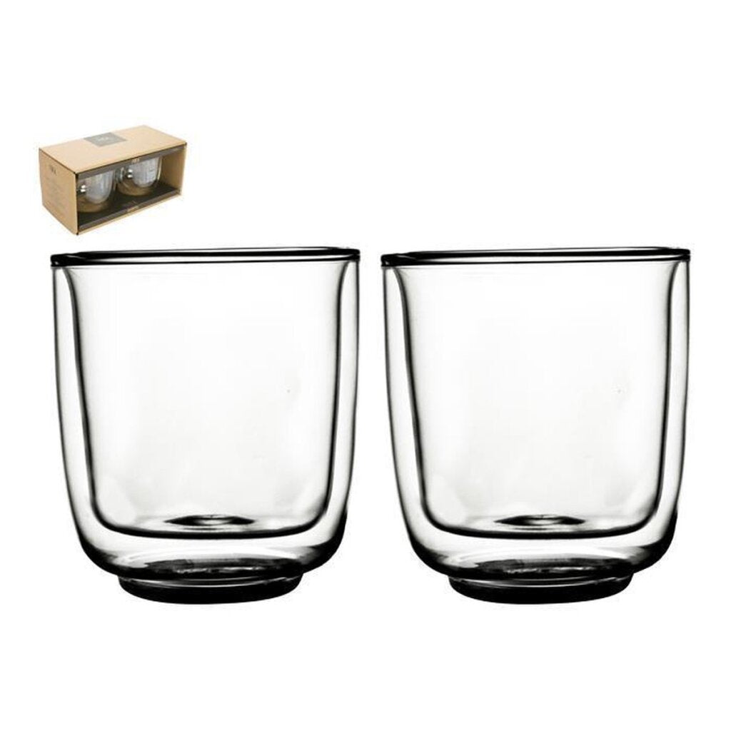 Gusta fika dubbelwandig glas 250ml set 2 stuks