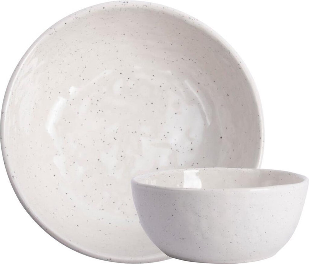 Gusta Gusta sproet Kom Wit Servies Aardewerk Ø13,7cm x 6cm