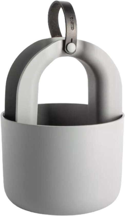 Gusta opberger voor tafelgerei grijs oslash;17,5x23,8cm