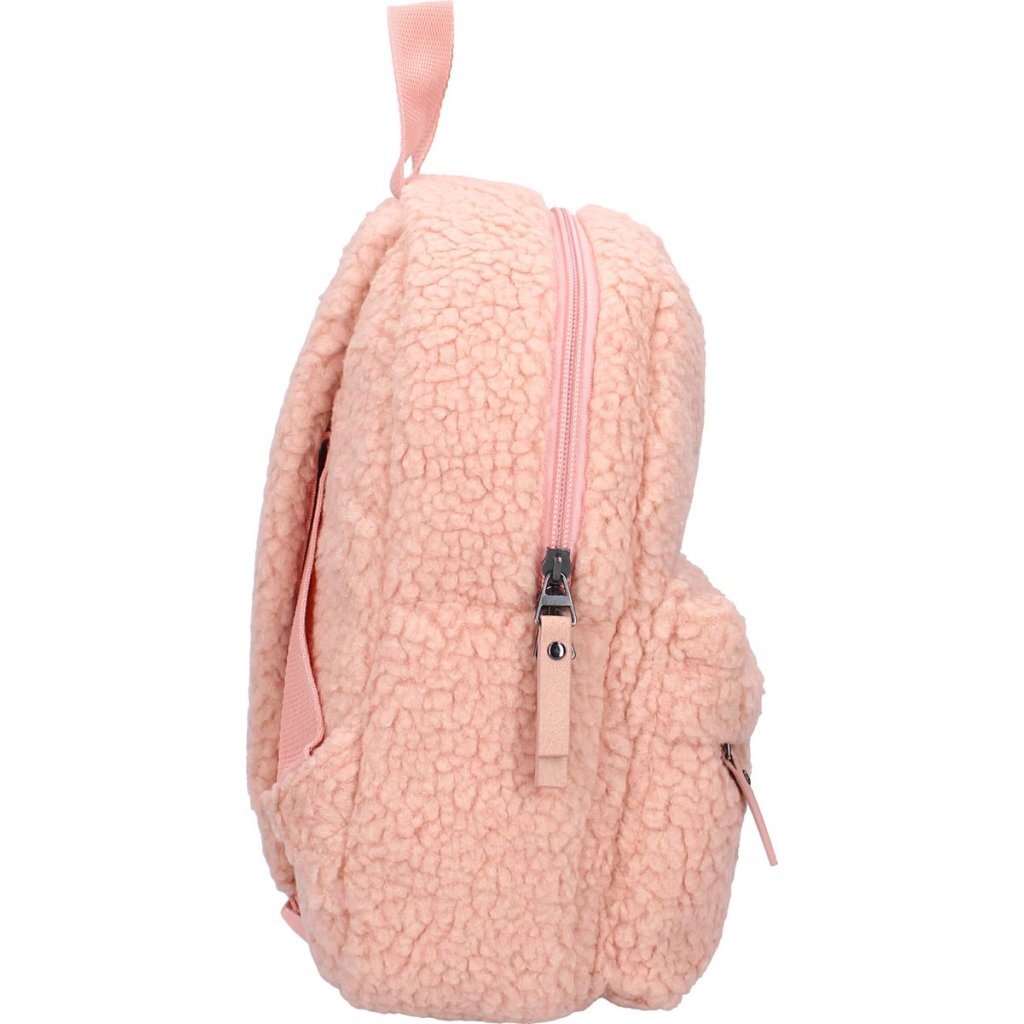 Vadobag rugzak is zacht en lief teddy roze