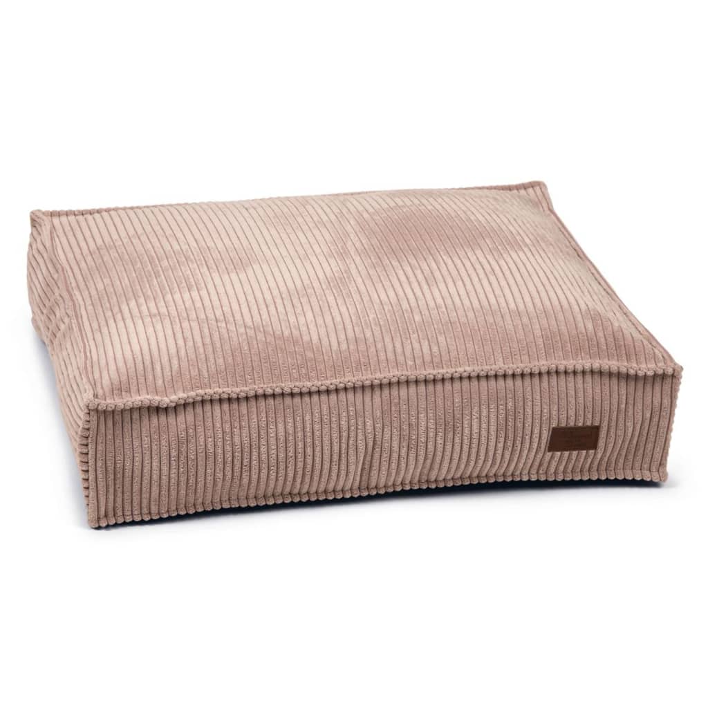 Ontworpen door Lotte Ontworpen door Lottekussen Honden geribbeld 70x55x15 cm roze