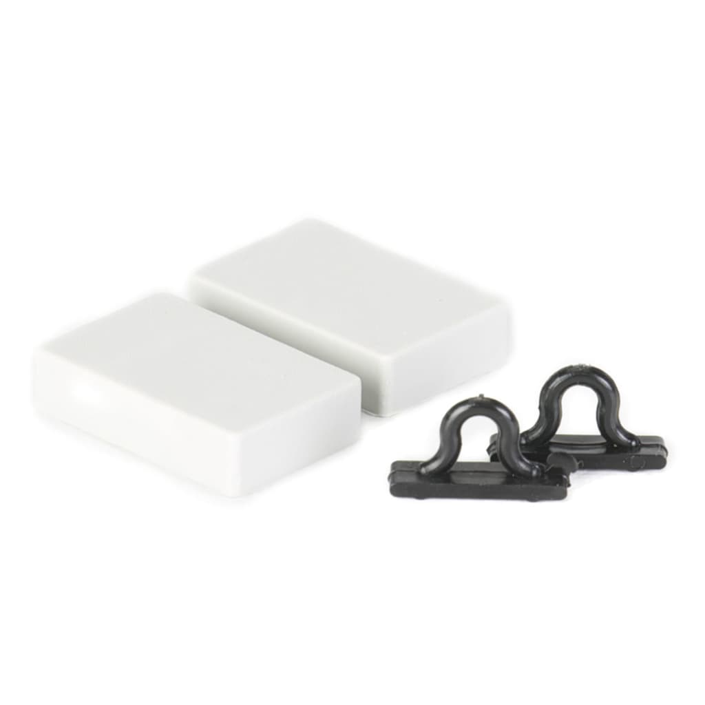 Travellife Travellife Vliegengordijn Chenille Streep 185x56 cm blauw en wit