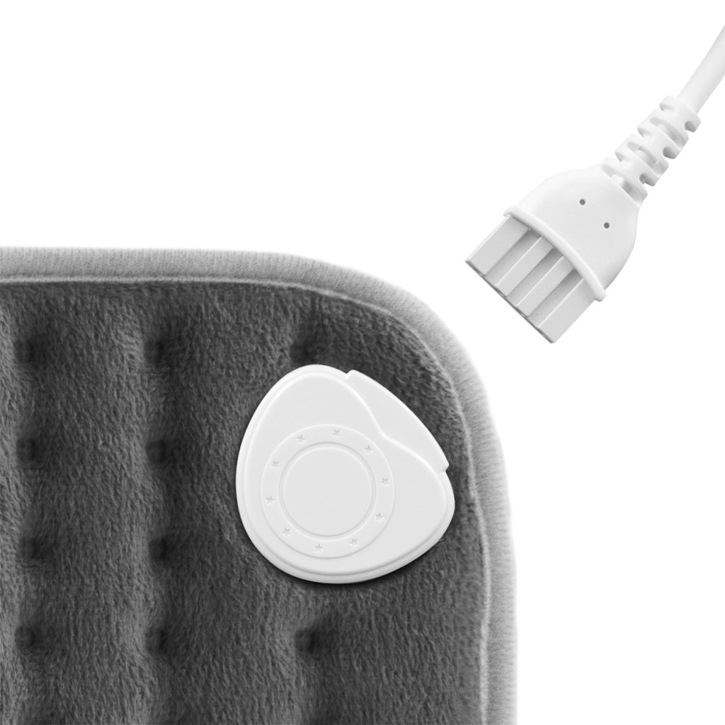 Inventum hnk184g elektrisch warmtekussen 40x30 cm grijs