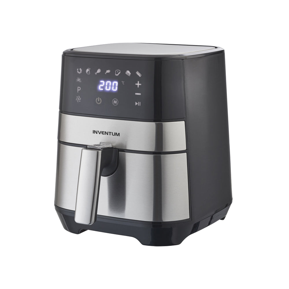 Inventum gf350hld hetelucht friteuse 3,5l 1500w zwart RVS