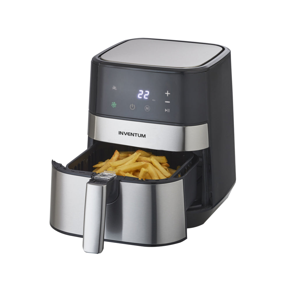 Inventum gf350hld hetelucht friteuse 3,5l 1500w zwart RVS