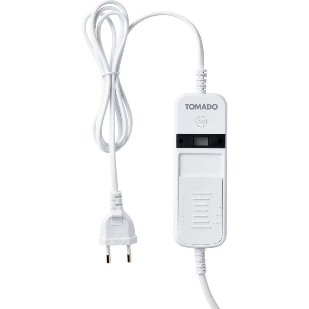 Tomado teb1510w elektrische deken 150x80 cm wit fleece