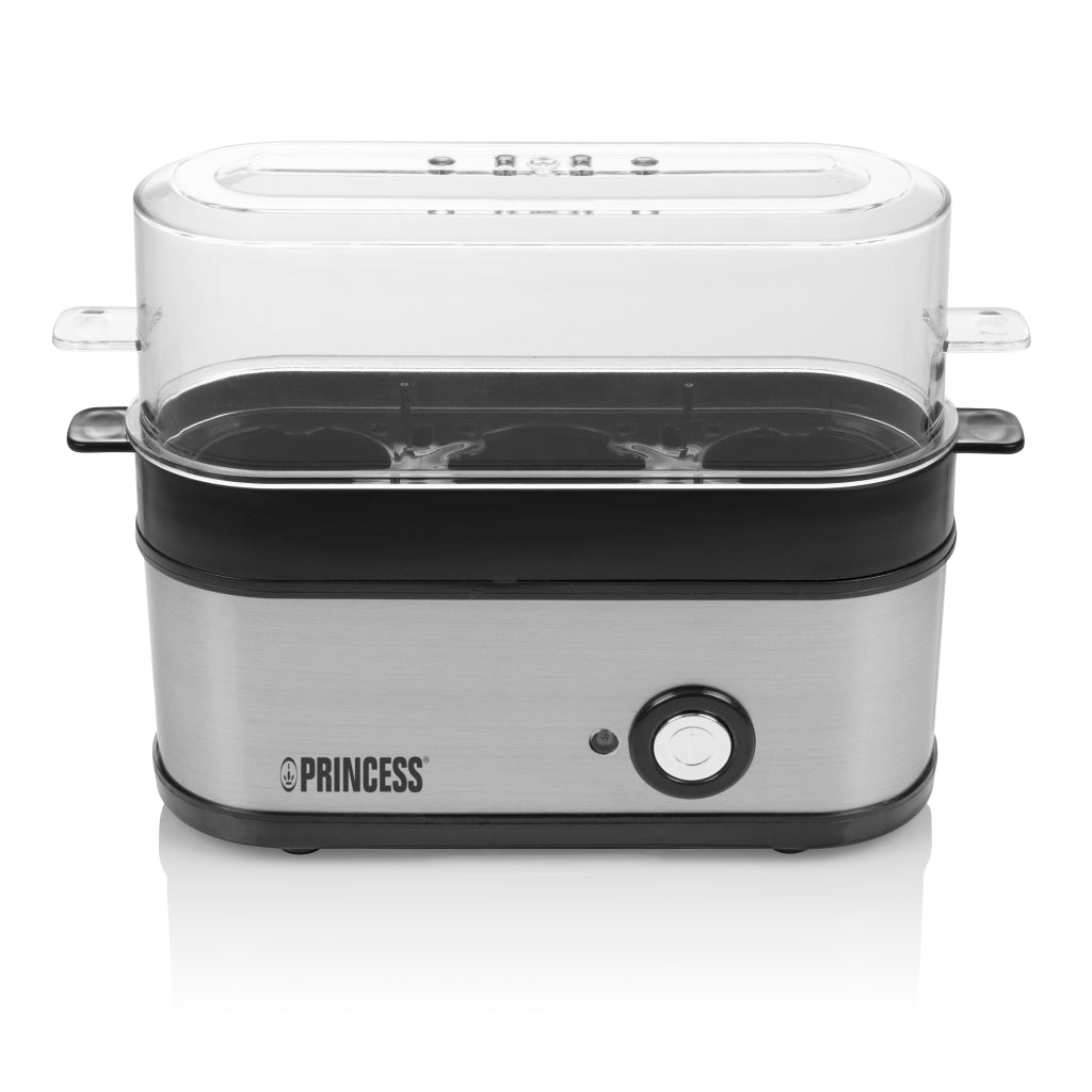 Princess 262043 eierkoker zwart rvs