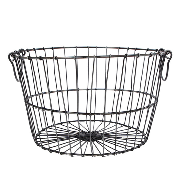 Diversen mand jill grijs metaal rond 28x28x18cm