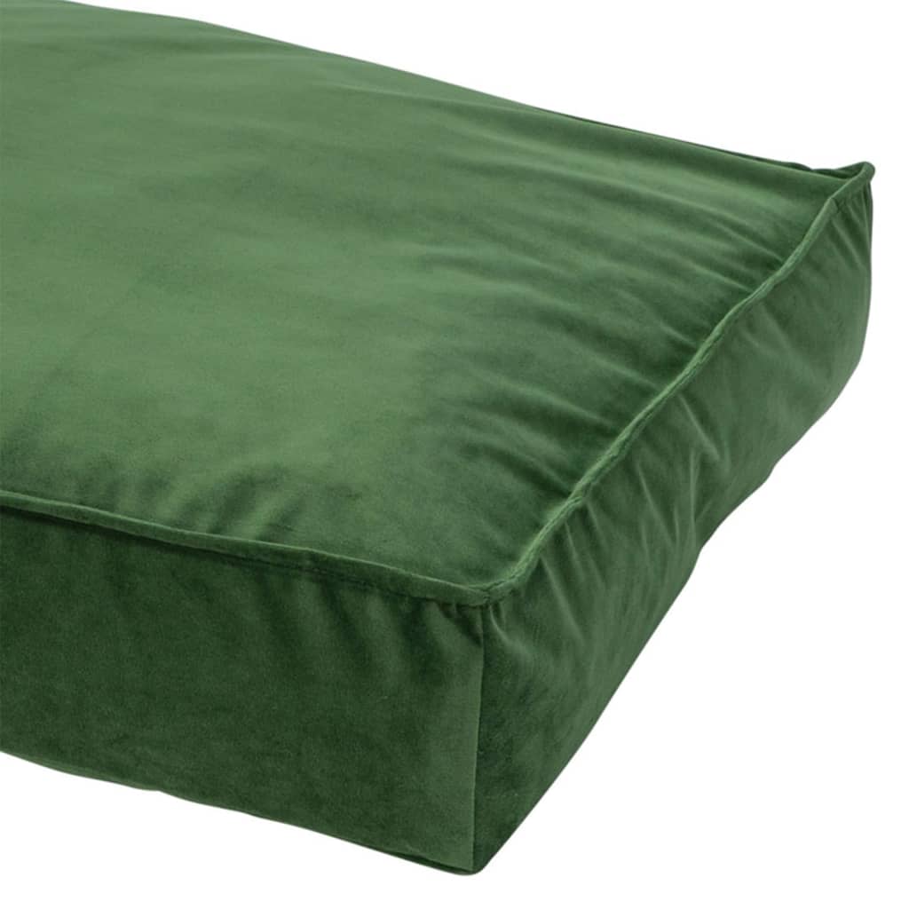 Madison hondenkussen fluweel 100x70x15 cm groen