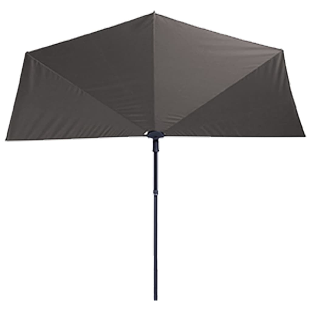 Madison balkonparasol sun wave 270x150 cm lichtgrijs