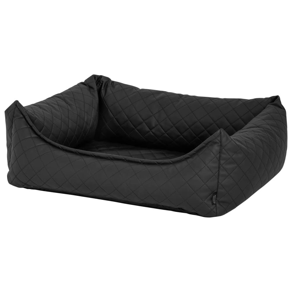 Madison hondenbed skai ruit 100x80x25 cm grijs