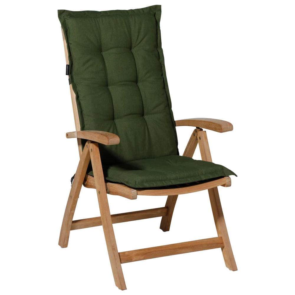 Madison Stoelkussen met laag vloerkleed Panama 105x50 cm groen