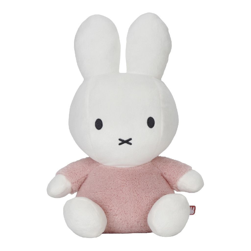 Tiamo nijntje knuffel 35cm pluizig roze