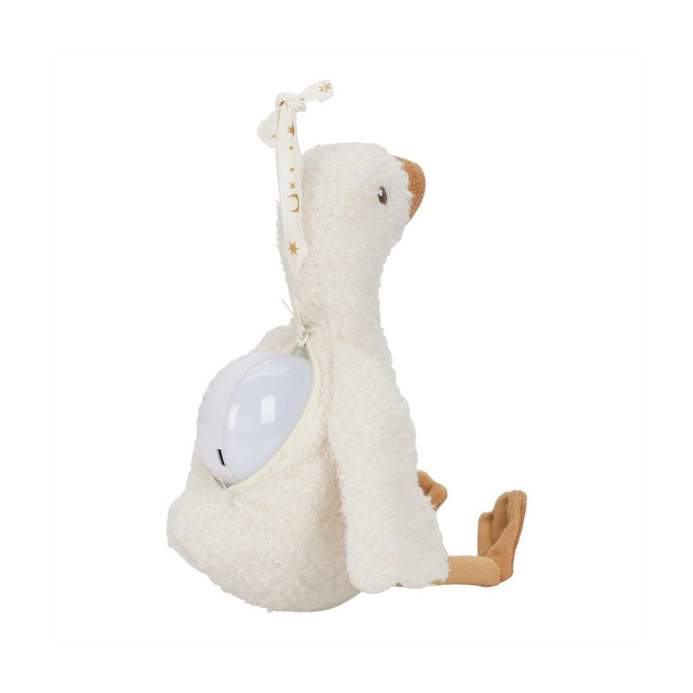 Little dutch newborn naturals knuffelgans licht geluid
