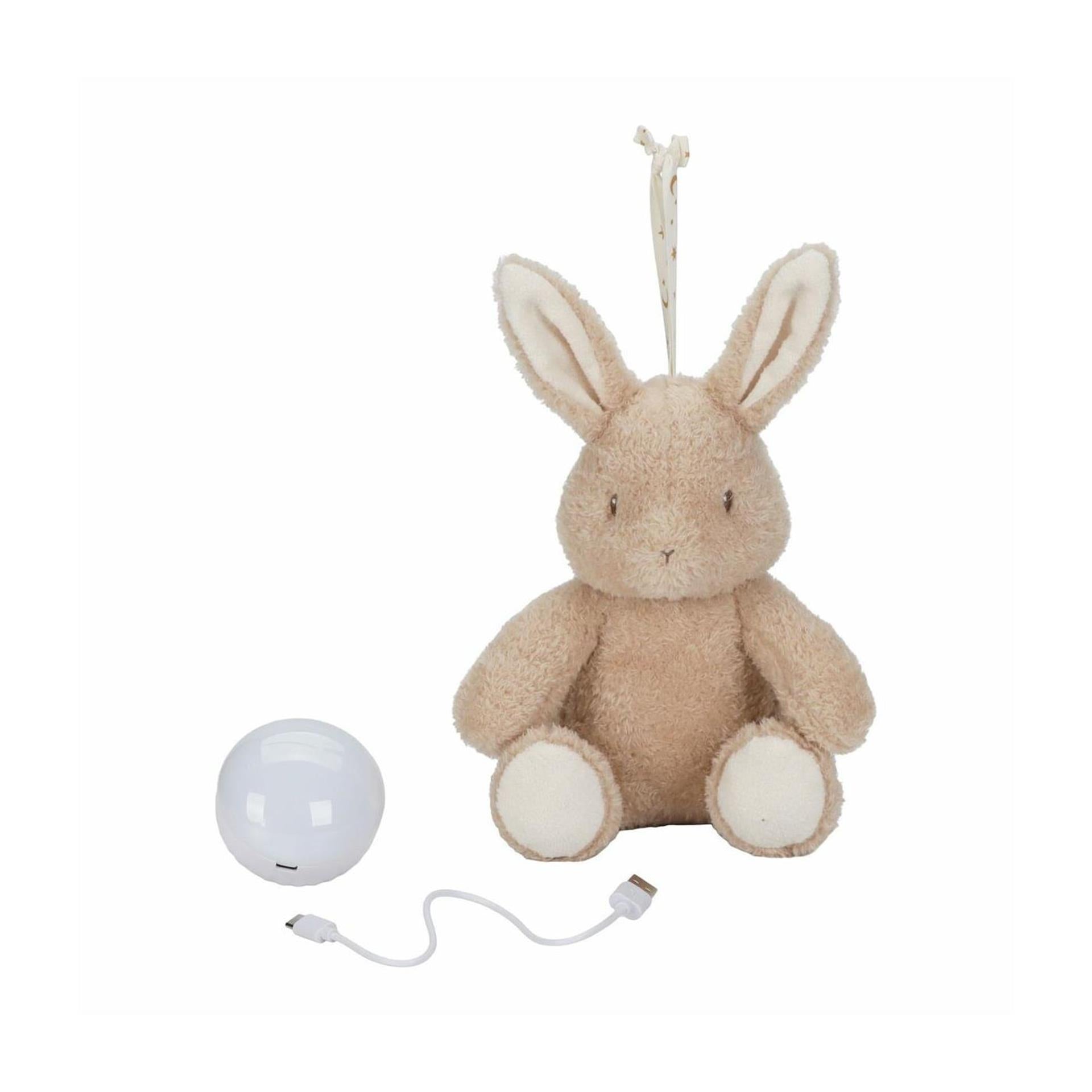 Little dutch newborn naturals knuffelkonijn licht geluid