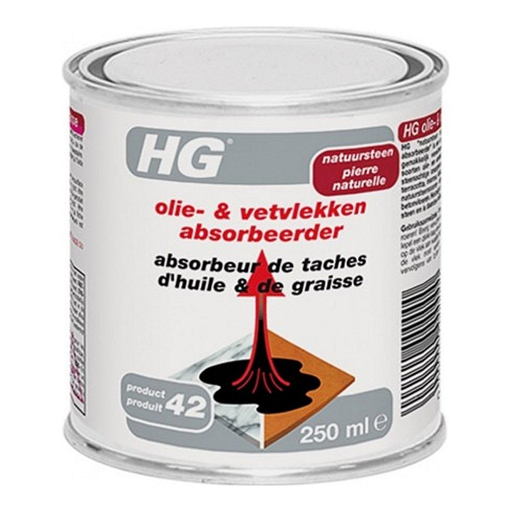 Hg olie vetvlek absorbeerder 250 ml