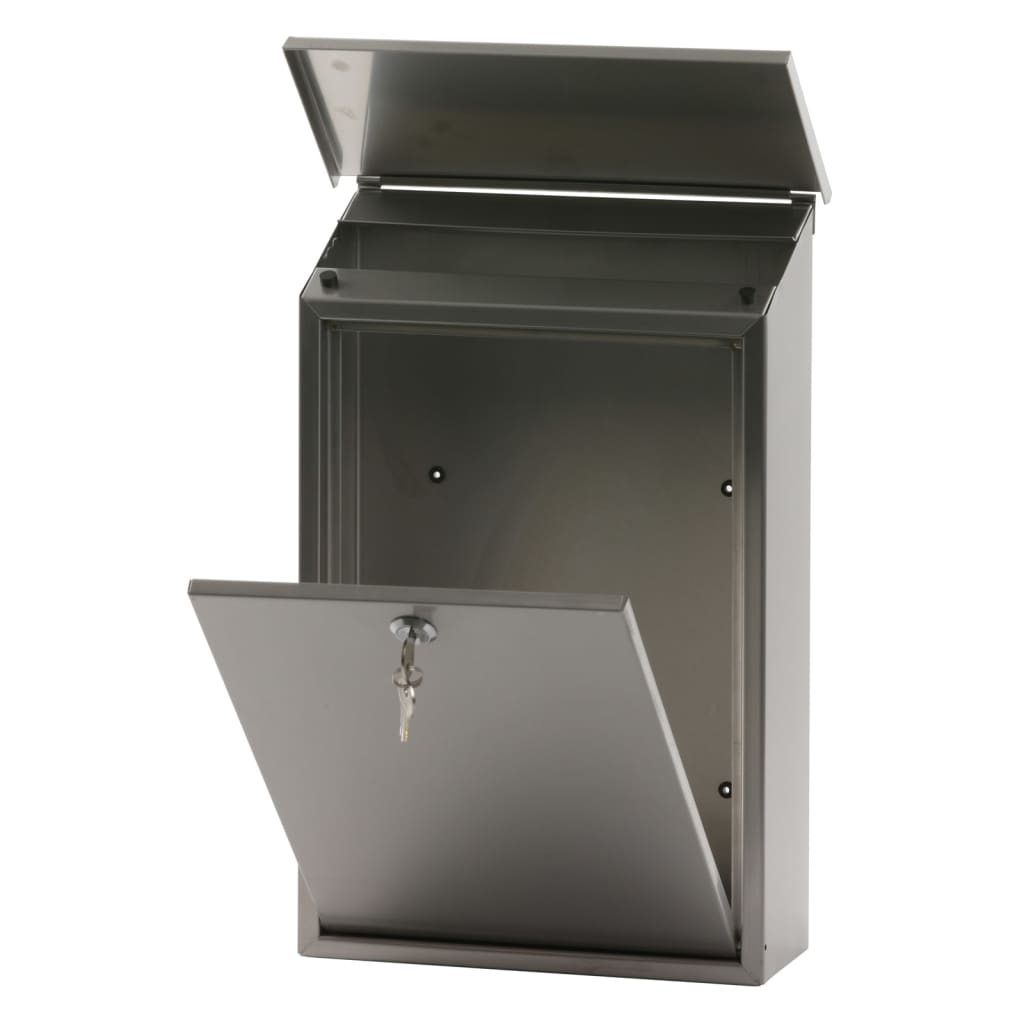 V-deel brievenbus toledon mat RVS