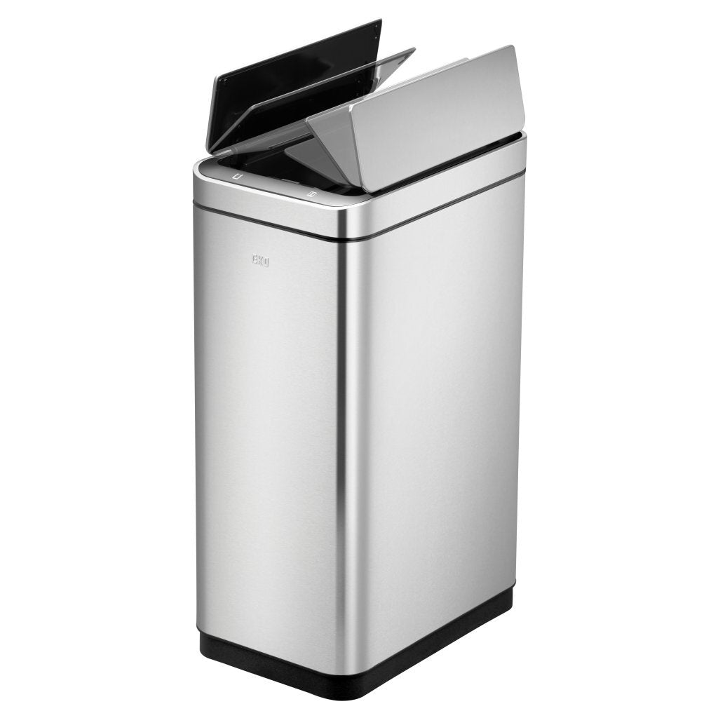 Eko deluxe fantoomsensor afvalbak 30l mat RVS