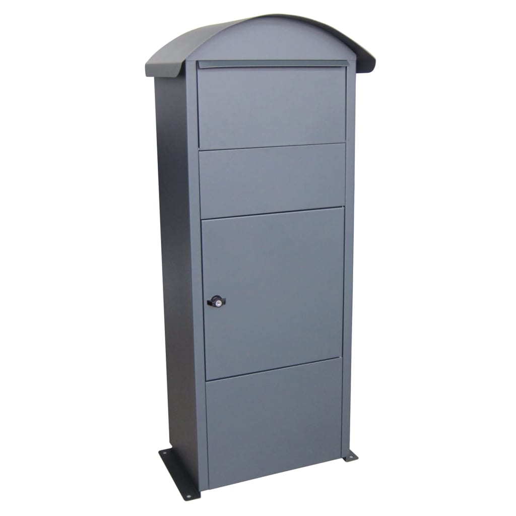 V-deel pakketbox victorian antracietkleurig