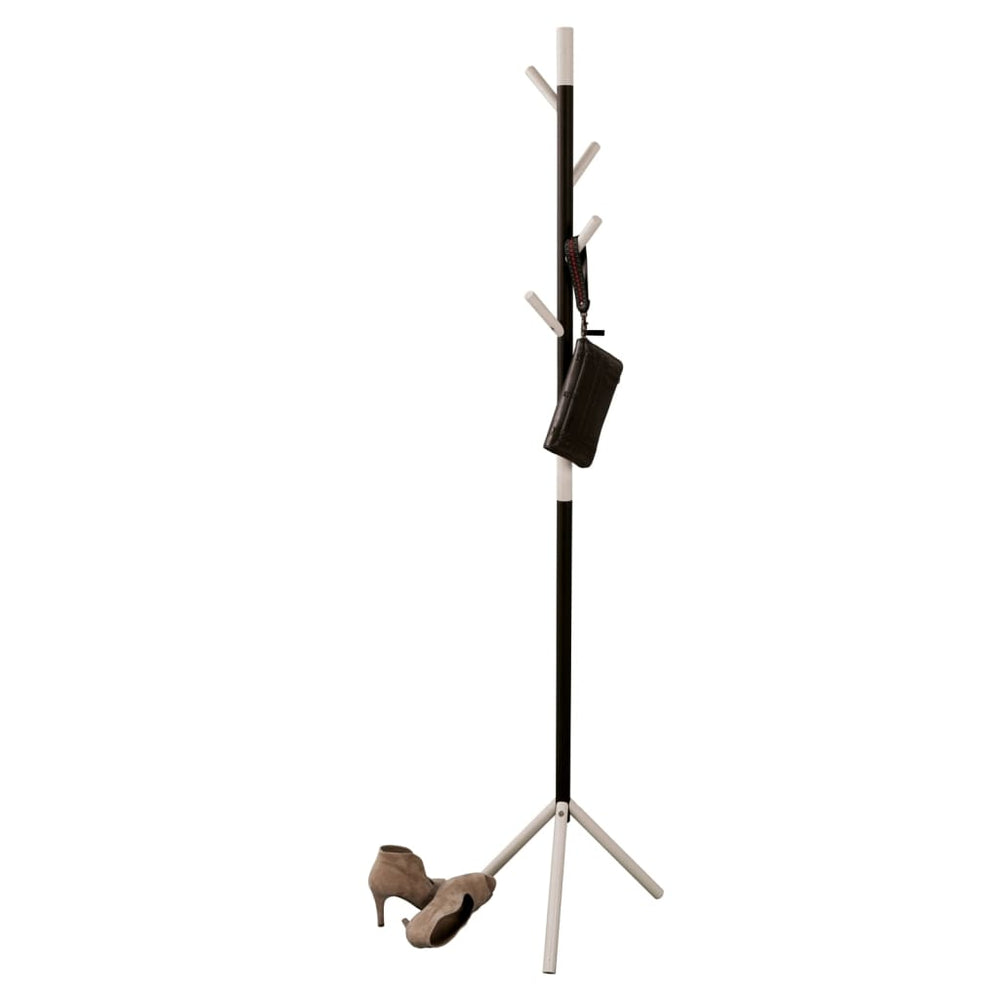 V-deel kapstok linair staand met 4 haken 180 cm wit